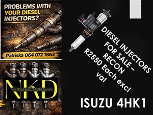 RELAIBLE & GUARANTEED FOR ISUZU 4HK1 INJECTORS FOR SALE 