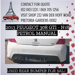 USED REAR BUMPER – PEUGEOT 308 GTI