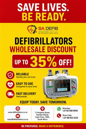 Defibrillators South Africa Suppliers