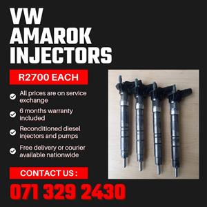 VW AMAROK 2.0 INJECTORS FOR SALE WITH WARRANTY INCLUDED 