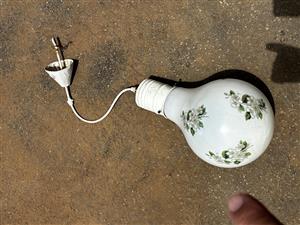 Hanging light Giant vintage antique bulb