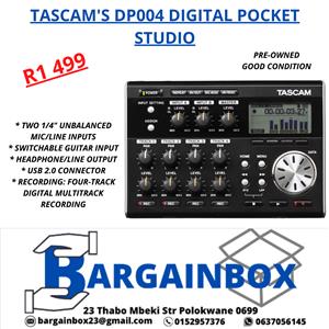 TASCAM'S DP004 DIGITAL POCKET STUDIO