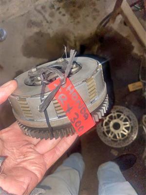 Honda TRX 300 clutch. Meyerton bike scrapyard new and secondhand spares.