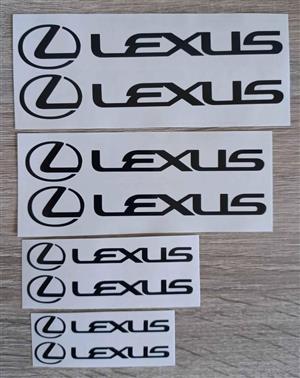 Lexus / F Sport brake caliper stickers decals