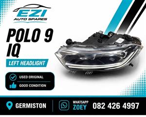 Polo 9 IQ LEFT PASSENGER HEADLIGHT