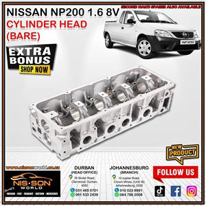 NISSAN NP200 1.6 8V CYLINDER HEAD (BARE)