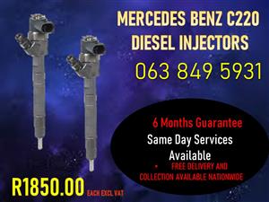MERCEDES C220 DIESEL INJECTORS 