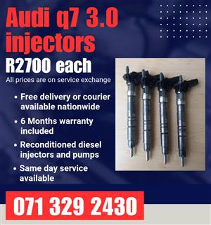 AUDI Q7 3.0 INJECTORS FOR SALE WITH WARRANTY 