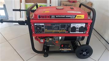 STECO SG-7900A 7.5kW Auto Start Generator | Never Used | Bryanston