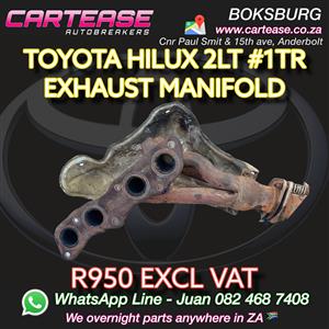 TOYOTA HILUX 2LT #1TR EXHAUST MANIFOLD R950 EXCL VAT 