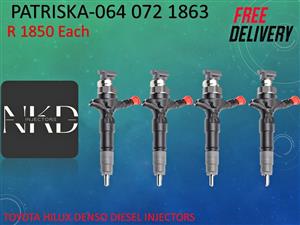 TOYOTA HILUX DIESEL INJECTORS FOR SALE