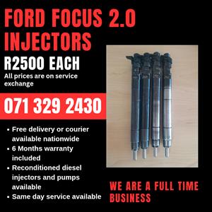 FORD FOCUS 2.0 INJECTORS FOR SALE WITH WARRANTY 