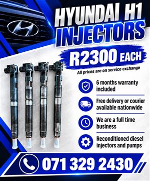 HYUNDAI H1 INJECTORS FOR SALE WITH WARRANTY 