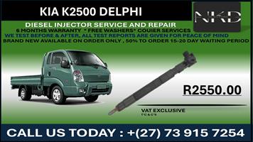 Kia K2500 Delphi Diesel Injectors