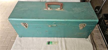Toolbox with Leather Tools