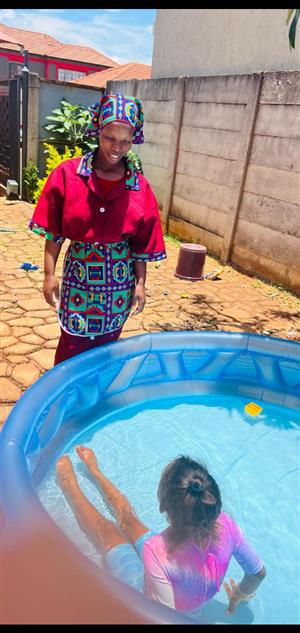 Very good and active domestic all rounder from Lesotho needs live in or out work