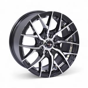 15″ Racing Hart Wieve 4x100x108 Gloss Black Machine Lip Alloy Wheels