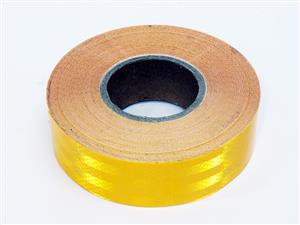 Yellow Reflective Emergency Warning Adhesive Tape - 40meter