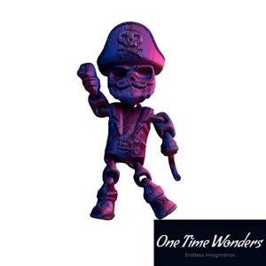 Articulated Pirate Toy Dual Colour