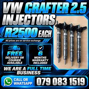 VW CRAFTER 2.5 INJECTORS FOR SALE WITH WARRANTY 