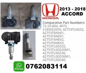 Honda Accord TPMS tyre pressure monitor sensors and valves 