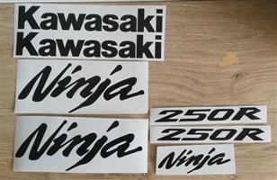 2008 Kawasaki Ninja 250R stickers decals 
