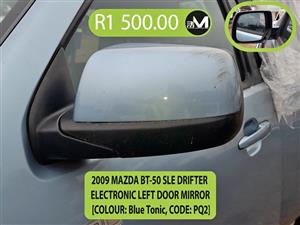 2009 MAZDA BT-50 SLE DRIFTER ELECTRONIC LEFT DOOR MIRROR