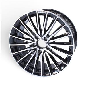 18″ MC-55 5×112 Black Machine Face Alloy Wheels