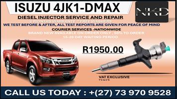 Isuzu 4JK1 DMAX Diesel Injectors 