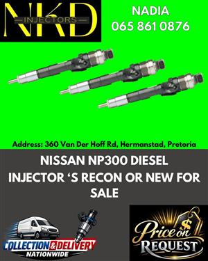 NISSAN NP300 TESTED DIESEL INJECTORS AVAILABLE NOW