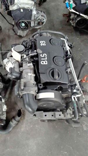 VW BLS CADDY 1.9L TDI COMPLETE ENGINE FOR SALE