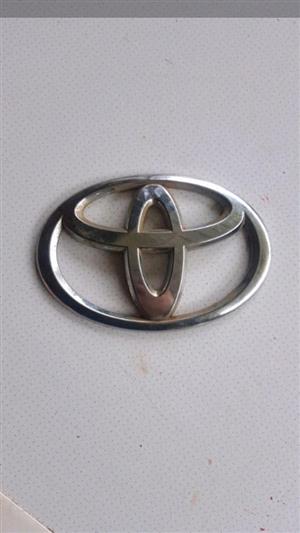 Large Toyota Badge Emblem.