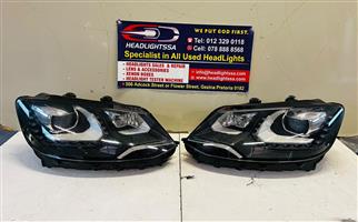 VW Sharan left and right side LED xenon headlights 