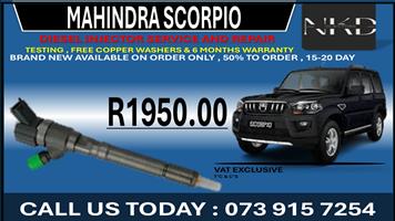 Mahindra Scorpio Diesel Injectors 