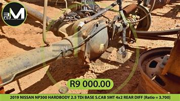 2019 NISSAN NP300 HARDBODY 2.5 TDi BASE S.CAB 5MT 4x2 REAR DIFF [Ratio = 3.700]