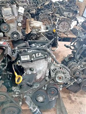 TOYOTA YARIS 1KR ENGINES FOR SALE