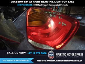 2012 Bmw E84 X1 right rear tail light for sale used 