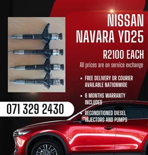 NISSAN NAVARA YD25 INJECTORS FOR SALE WITH WARRANTY 