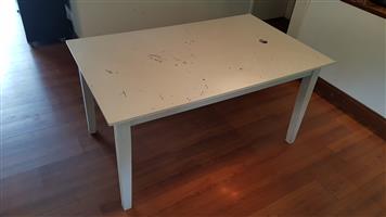 Painted Wooden Dining Table