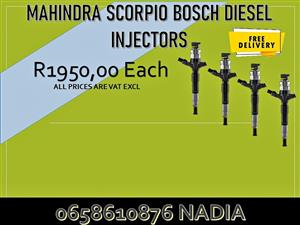 MAHINDRA SCORPIO INJECTORS FOR SALE OR RECON