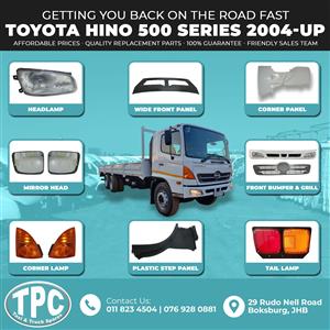  Toyota Hino 500 Series 2004-UP Model Parts Available