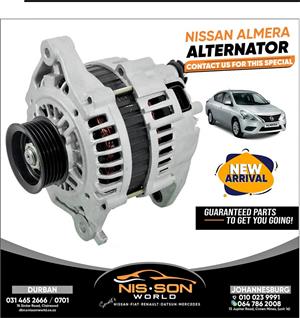 NISSAN ALMERA ALTERNATOR
