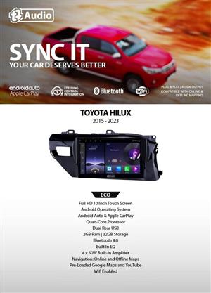 Full android apple car play touch screen radios available