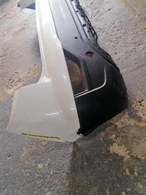 Mahindra XUV200 S200 white rear bumper DM or contact number in the description for assistance.