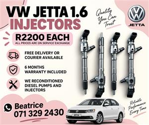 VW JETTA 1.6 INJECTORS FOR SALE WITH WARRANTY INCLUDED 