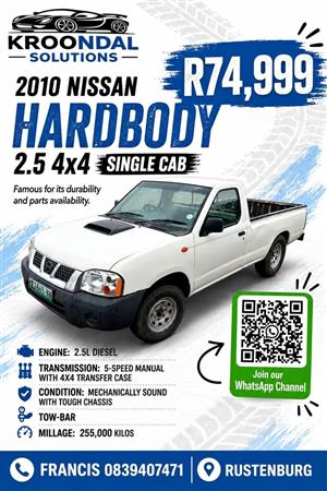 2010 Nissan Hardbody 2.5 Diesel 4x4 single cab