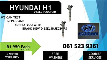 DIESEL INJECTORS FOR HYUNDAI H1 BOSCH FOR SALE 