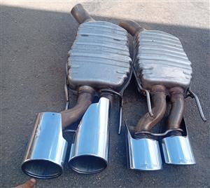 AMG exhaust with tips