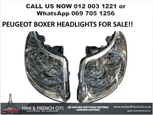 PEUGEOT BOXER HEADLIGHTS FOR SALE – OEM REPLACEMENT!!