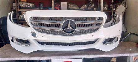 Mercedes Benz used W205 preface normal front bumper available for sale
